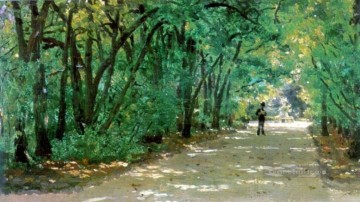  Park Kunst - Gasse im Park kachanovka 1880 Ilya Repin Szenerie